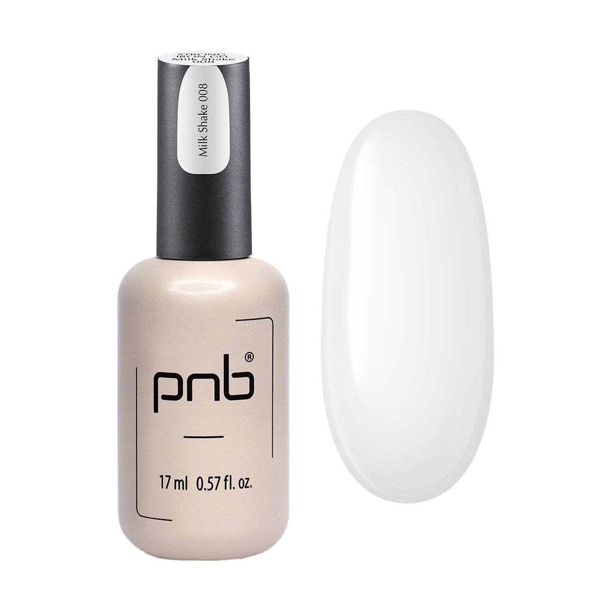 Гель для моделювання нігтів PNB Strong Iron Gel 008 Milk Shake, 17 мл